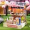 Wizardi Sakura Noodles Shop Miniature Dollhouse Roombox Kit